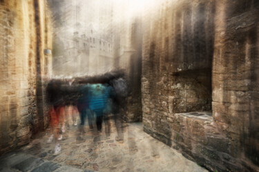 Photography titled "Chemin des ramparts" by Bogdan Kotewicz, Original Artwork, Digital Photography Mounted on Aluminium