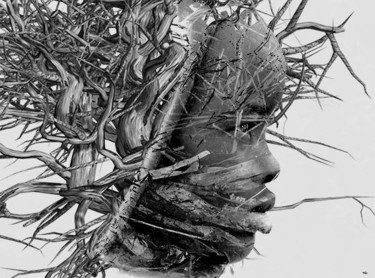 Fotografia intitulada "BRANCHES OF LIFE" por Bojan Jevtic, Obras de arte originais, Fotografia digital