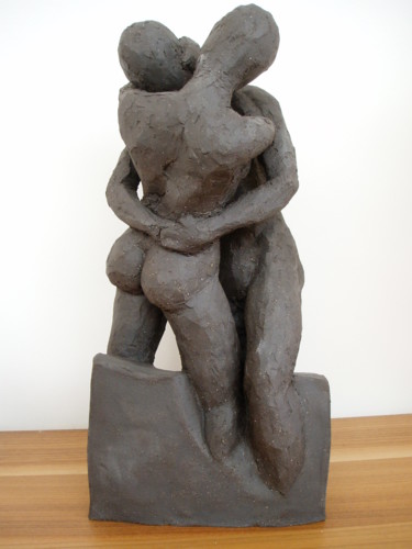 Sculpture titled "Toi et Moi" by Nicole Boldo, Original Artwork, Ceramics