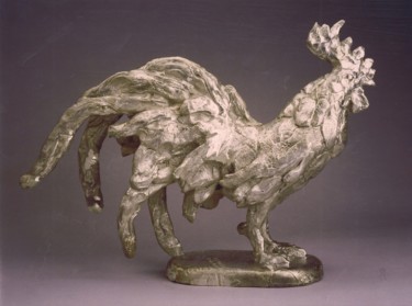 雕塑 标题为“COQ JAPONAIS  ARGEN…” 由Barake Sculptor, 原创艺术品, 金属