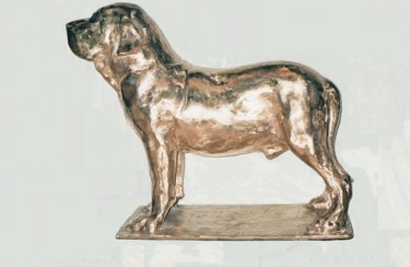 Scultura intitolato "FILA BRASILEIRO" da Barake Sculptor, Opera d'arte originale, Metalli