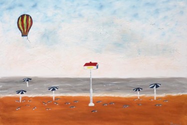 Painting titled "la casa del mar" by Bonni, Original Artwork