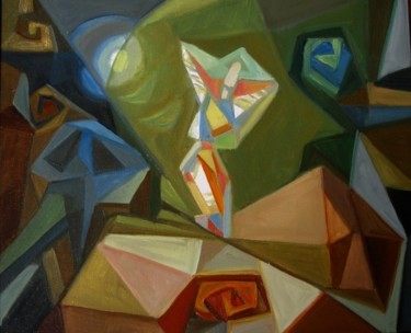 Картина под названием "Канатоходец (Equili…" - Boris Kotov, Подлинное произведение искусства, Другой