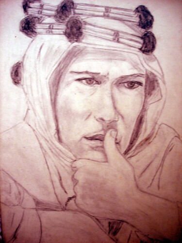 Dessin intitulée "Portrait Peter'Otool" par Bosyni, Œuvre d'art originale, Crayon