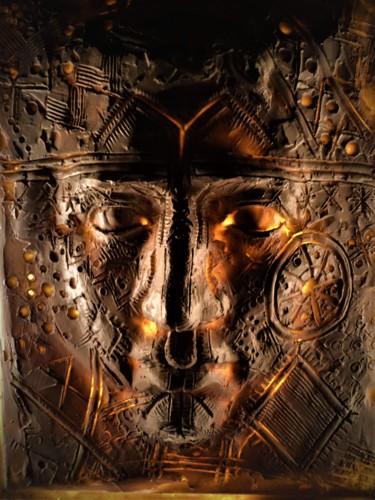 Скульптура под названием "Symboles" - Mdan, Подлинное произведение искусства, Смола
