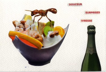 Collages intitulée "Douceur - Ivresse -…" par Boyfred, Œuvre d'art originale, Collages