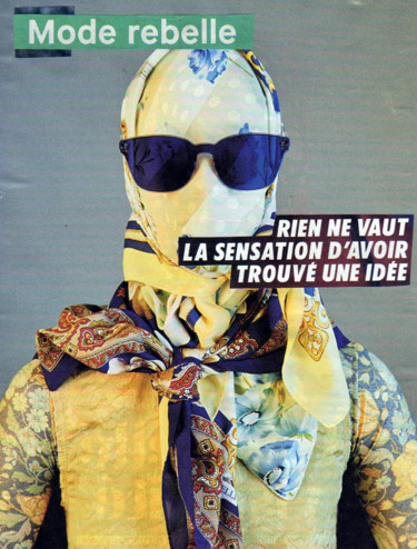 Collages getiteld "La sensation d'avoi…" door Boyfred, Origineel Kunstwerk, Collages