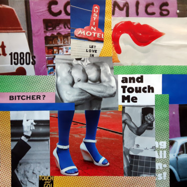 Collages getiteld "Electric Youth 1988" door Boyfred, Origineel Kunstwerk, Collages