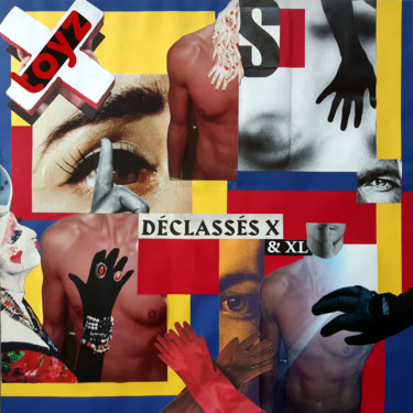 「Déclassés X」というタイトルのコラージュ Boyfredによって, オリジナルのアートワーク, コラージュ