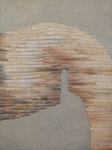 Textile Art titled "AME BRISEE" by Bozena Graciano, Original Artwork, Tapestry