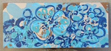 Painting titled "Floraison – motif e…" by Richard Brachais, Original Artwork, Oil