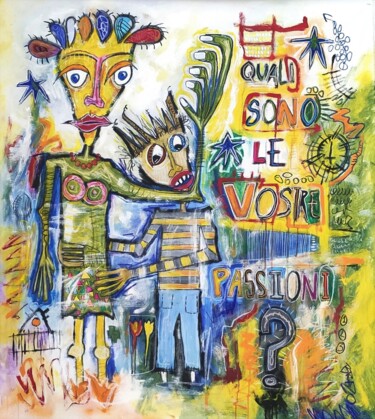 Pintura titulada "Quali sono le vostr…" por Brazo, Obra de arte original, Acrílico