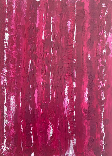 Peinture intitulée "AB pink" par Bridg', Œuvre d'art originale, Acrylique Monté sur Châssis en bois