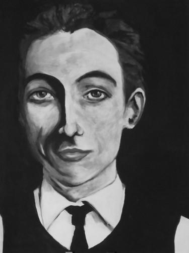 绘画 标题为“Portrait homme - 5…” 由Brigitte Benitah, 原创艺术品, 丙烯