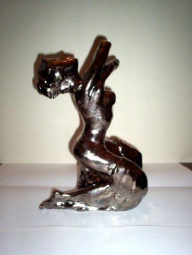 Sculpture intitulée "Nymphe de Brigitte…" par Brigitte Bouron, Œuvre d'art originale