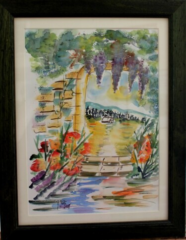 Painting titled "Badische Heimat" by Brigitte Kölli, Original Artwork, Oil