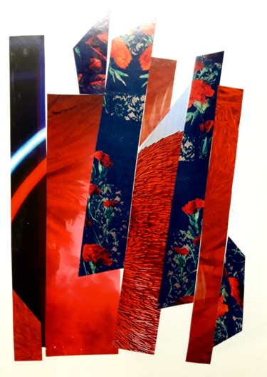 Collages intitolato "Sans titre COL15" da Brigitte Mathé (MBL), Opera d'arte originale, Collages
