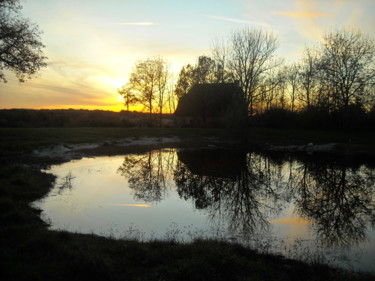 Photographie intitulée "Coucher de soleil Q…" par Brigitte Mathé (MBL), Œuvre d'art originale