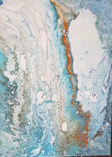 Peinture intitulée "Oxyde" par Brigitte.S, Œuvre d'art originale, Autre