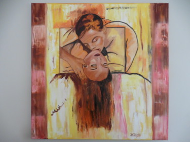 Картина под названием "Passion" - Brigitte Bodo, Подлинное произведение искусства, Масло