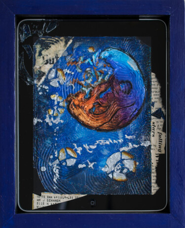 Ζωγραφική με τίτλο "Outed Pluto" από Brittany Ellis, Αυθεντικά έργα τέχνης, Ακρυλικό