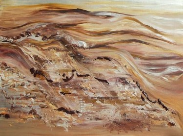 Peinture intitulée "DESERT" par Jacqueline Dobrugi, Œuvre d'art originale, Huile