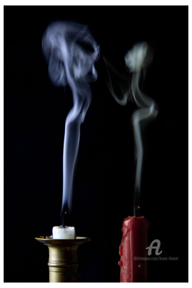 Fotografie getiteld "la flamme" door Bruno Bisanti, Origineel Kunstwerk, Digitale fotografie