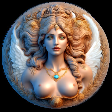 Arts numériques intitulée "Venus 01" par Bruno Dujardin, Œuvre d'art originale, Image générée par l'IA
