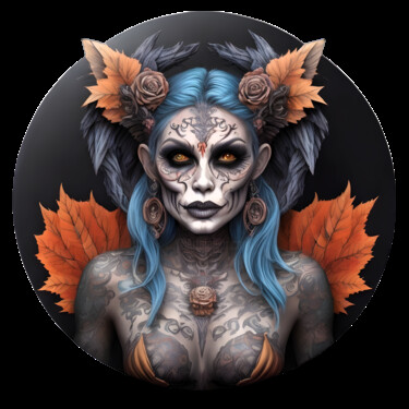 Цифровое искусство под названием "Halloween F Creatur…" - Bruno Dujardin, Подлинное произведение искусства, Изображение, сге…