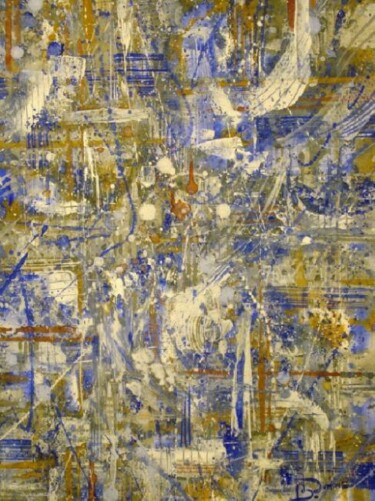 Картина под названием "peinture bâtiment" - Bruno Dumont, Подлинное произведение искусства, Масло