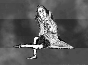 「Pierrot」というタイトルのデジタルアーツ Bruno Kattnigによって, オリジナルのアートワーク, 2Dデジタルワーク