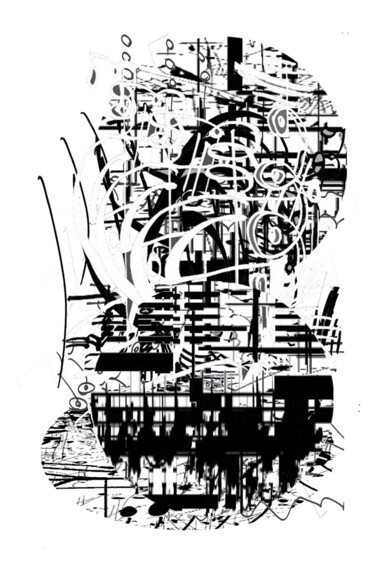 Grafika cyfrowa / sztuka generowana cyfrowo zatytułowany „partition” autorstwa Bruno Keip, Oryginalna praca