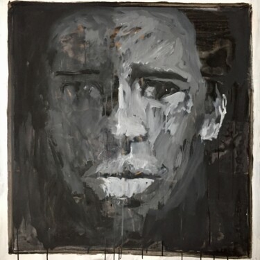 Картина под названием "Tableau Portrait Co…" - Bruno Raharinosy, Подлинное произведение искусства, Акрил