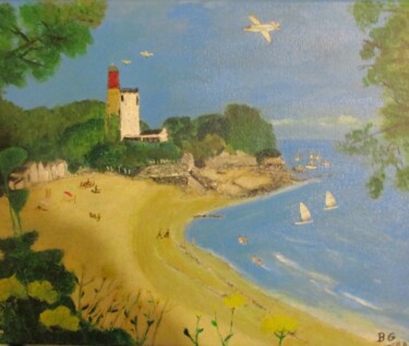 Schilderij getiteld "Vendée 85 - l' anse…" door Bruno Grégory (BG), Origineel Kunstwerk, Acryl