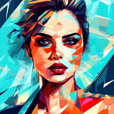 Digital Arts titled "Fashion art 6" by Anatolii Rabkov, Original Artwork, 2D Digital Work