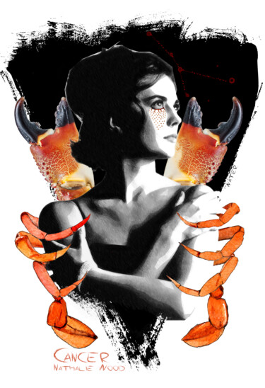 Arte digitale intitolato "Hollywood Zodiac Ca…" da Bulent Unsal, Opera d'arte originale, Collage digitale