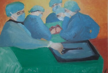 Painting titled "Kanatsız Melekler" by Büşra Öztaş, Original Artwork, Pigments