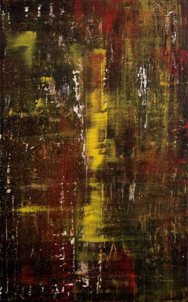 Картина под названием "Thanks Richter" - Caalista, Подлинное произведение искусства, Акрил Установлен на Деревянная рама для…