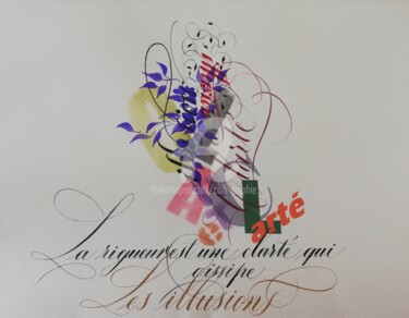 Tekening getiteld "Clarté" door Calli-Style, Origineel Kunstwerk, Inkt