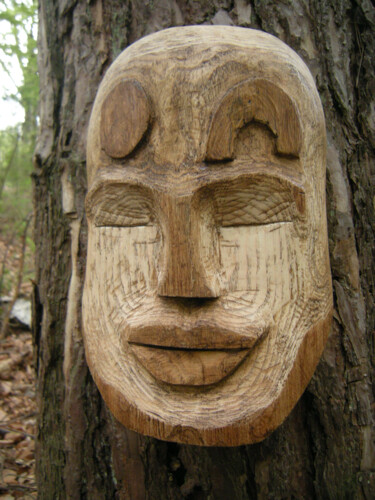 雕塑 标题为“Manoa” 由Cambrousse, 原创艺术品, 木