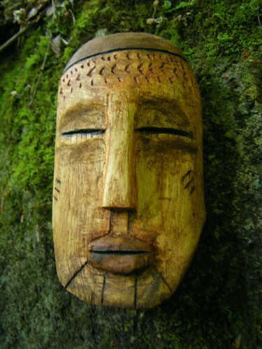 雕塑 标题为“Carranza” 由Cambrousse, 原创艺术品, 木