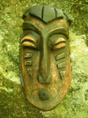 Sculpture titled "Nayati" by Cambrousse, Original Artwork, Wood