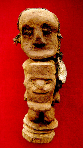 Skulptur mit dem Titel "voodoo # 651" von Cambrousse, Original-Kunstwerk, Holz