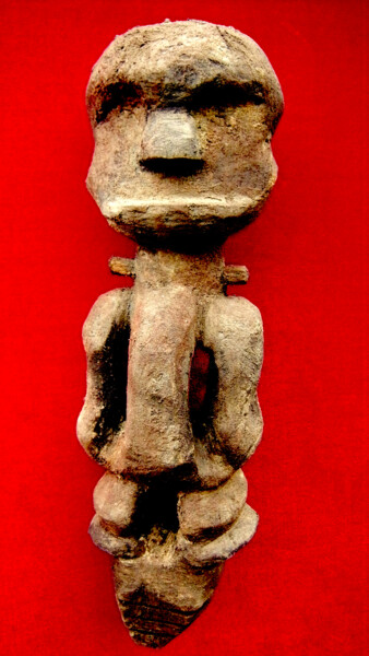 Скульптура под названием "voodoo # 63" - Cambrousse, Подлинное произведение искусства, Дерево