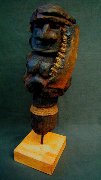 Sculpture intitulée "cambrousse # 5" par Cambrousse, Œuvre d'art originale, Bois