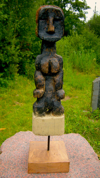 Sculpture intitulée "cambrousse # 9" par Cambrousse, Œuvre d'art originale, Bois