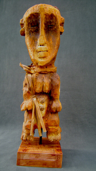 Skulptur mit dem Titel "cambrousse # 13" von Cambrousse, Original-Kunstwerk, Holz