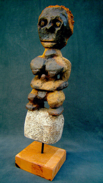 Skulptur mit dem Titel "cambrousse # 16" von Cambrousse, Original-Kunstwerk, Holz