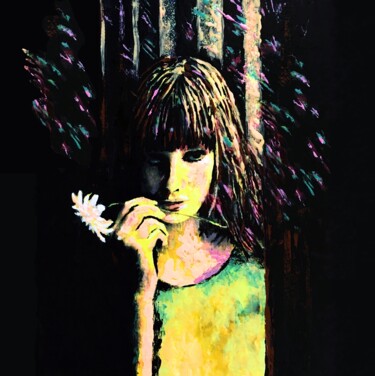 Peinture intitulée "Melodie Nelson_Jane…" par Camille Robin, Œuvre d'art originale, Acrylique Monté sur Châssis en bois