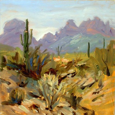 Painting titled "Bulldog Canyon 3" by Candy Barr, Original Artwork